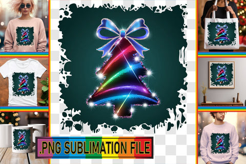 15x PNG Design Pack Collection Kit , Neon Xmas Sublimation afrosvg 