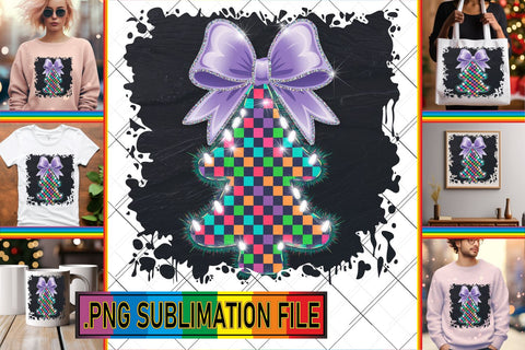 15x PNG Design Pack Collection Kit , Neon Xmas Sublimation afrosvg 