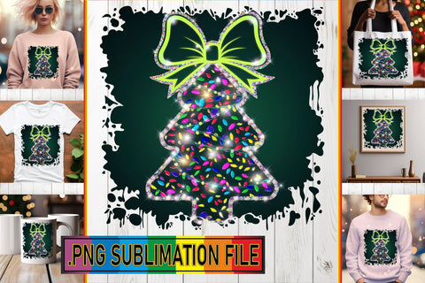 15x PNG Design Pack Collection Kit , Neon Xmas Sublimation afrosvg 