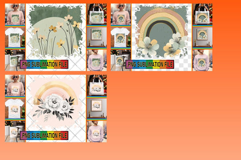 15x PNG Design Pack for Projects , Flower Sublimation afrosvg 