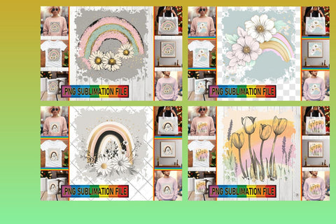 15x PNG Design Pack for Projects , Flower Sublimation afrosvg 