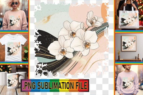15x PNG Design Pack for Projects , Flower Sublimation afrosvg 