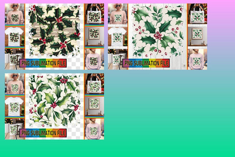 15x PNG Design Pack for Sale , Christmas Sublimation afrosvg 