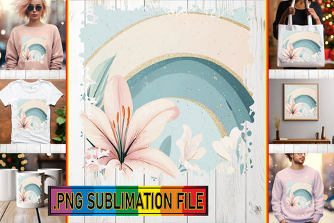 15x PNG Design Pack Selection , Flower Sublimation afrosvg 