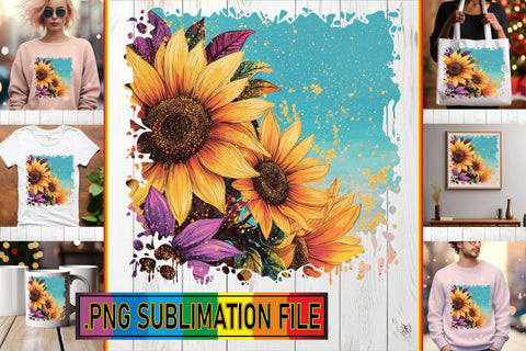 15x PNG Design Pack Selection , Flower Sublimation afrosvg 