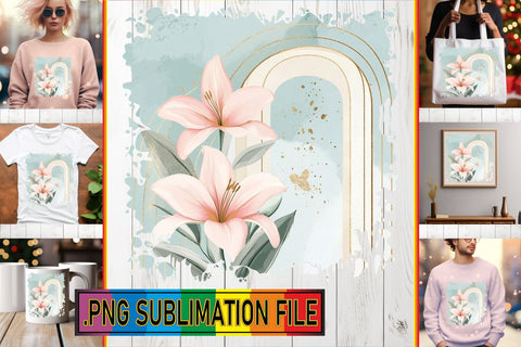 15x PNG Design Pack Selection , Flower Sublimation afrosvg 