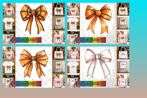 15x PNG Design Selection , Bow Sublimation afrosvg 