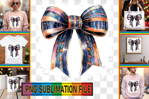 15x PNG Design Selection , Bow Sublimation afrosvg 