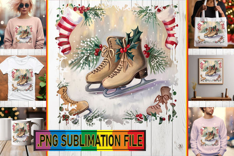 15x PNG Design Selection Pack , Christmas Sublimation afrosvg 