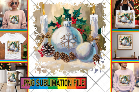 15x PNG Design Selection Pack , Christmas Sublimation afrosvg 