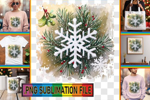 15x PNG Design Selection Pack , Christmas Sublimation afrosvg 
