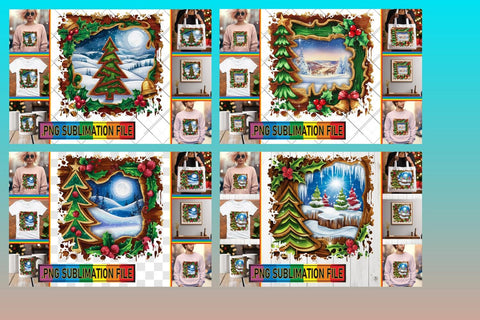 15x PNG Design Set , Christmas Sublimation afrosvg 