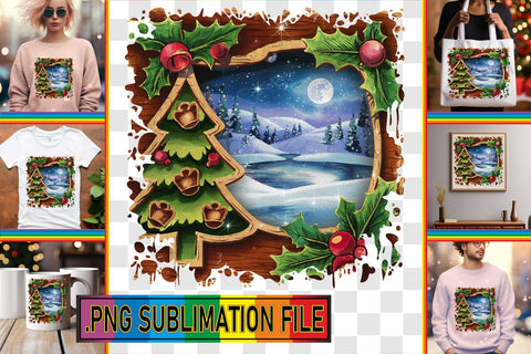 15x PNG Design Set , Christmas Sublimation afrosvg 