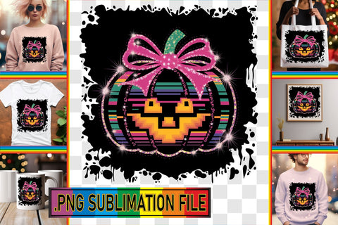 15x PNG Design Set Kit , Neon Fall Sublimation afrosvg 