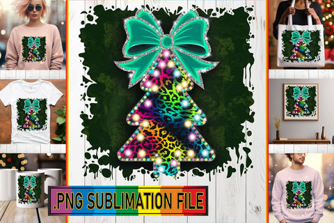 15x PNG Designs Collection Set , Neon Xmas Sublimation afrosvg 