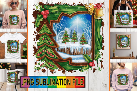 15x PNG Designs for Bundle , Christmas Sublimation afrosvg 