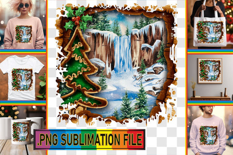 15x PNG Designs for Bundle , Christmas Sublimation afrosvg 
