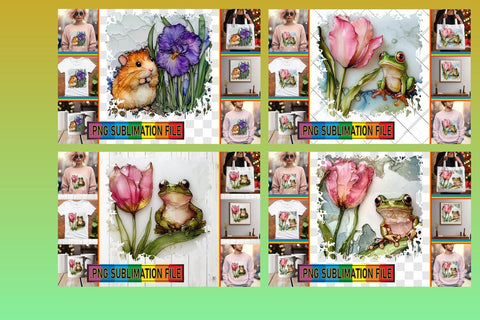 15x PNG Designs Pack , Animals Sublimation afrosvg 