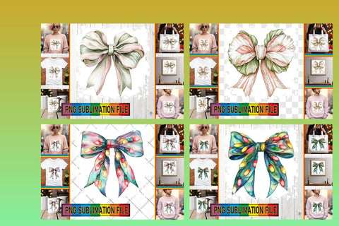 15x PNG Designs Pack , Bow Sublimation afrosvg 