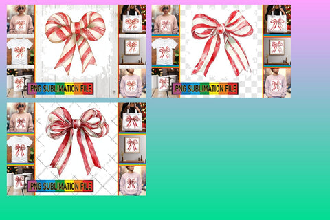 15x PNG Designs Pack , Bow Sublimation afrosvg 