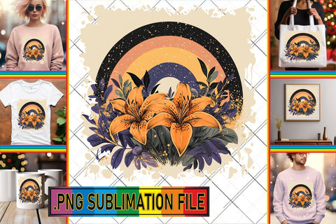 15x PNG Pack Collection , Flower Sublimation afrosvg 