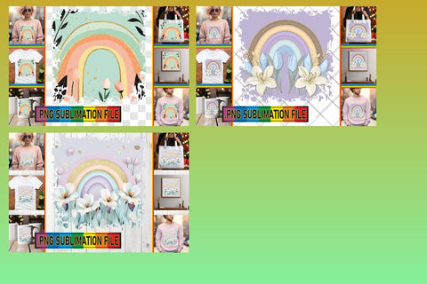 15x PNG Pack Design Bundle , Flower Sublimation afrosvg 