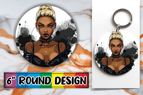 15x Round Car Coaster Sublimation Pack , Halloween Sublimation afrosvg 