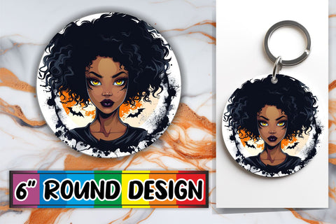 15x Round Coaster Design Bundle Pack , Halloween Sublimation afrosvg 