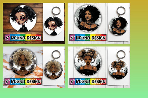 15x Round Coaster Design Bundle Pack , Halloween Sublimation afrosvg 