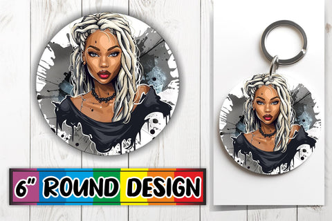 15x Round Coaster Design Bundle Pack , Halloween Sublimation afrosvg 