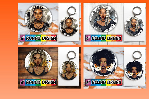 15x Round Coaster Design Bundle Pack , Halloween Sublimation afrosvg 