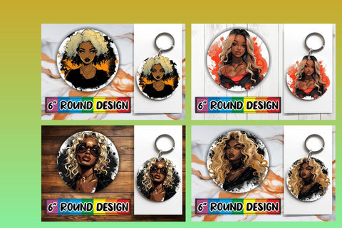 15x Round Coaster Design Bundle Pack , Halloween Sublimation afrosvg 