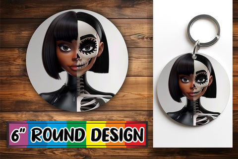 15x Round Design Bundle Sublimation Set , Halloween Sublimation afrosvg 