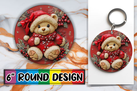 15x Round Design Pack for Sublimation , Christmas Sublimation afrosvg 