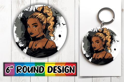 15x Round Design Set for Sublimation , Halloween Sublimation afrosvg 