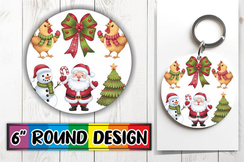 15x Round Design Sublimation Kit , Xmas Sublimation afrosvg 