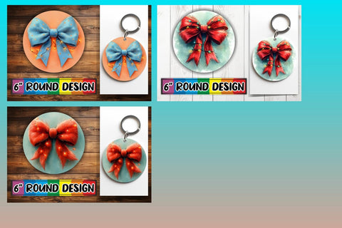 15x Round Design Sublimation Set , Christmas Sublimation afrosvg 