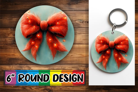 15x Round Design Sublimation Set , Christmas Sublimation afrosvg 