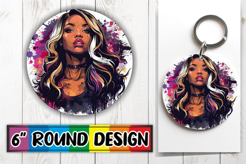 15x Round Design Sublimation Set for Coasters , Halloween Sublimation afrosvg 