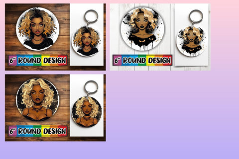 15x Round Design Sublimation Set for Coasters , Halloween Sublimation afrosvg 