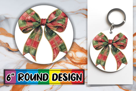 15x Round Keychain Design Sublimation Set , Bow Sublimation afrosvg 