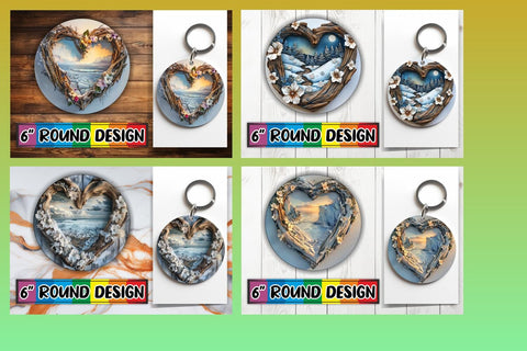 15x Sublimation Design Set for Coasters , Christmas Sublimation afrosvg 