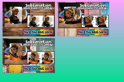 15x Sublimation Mug Wrap , Halloween Sublimation afrosvg 
