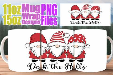 15x Sublimation Mug Wrap , Xmas Sublimation afrosvg 