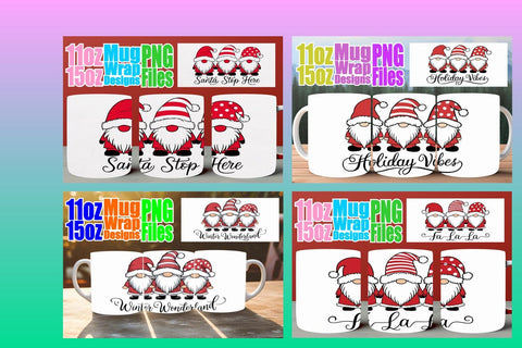 15x Sublimation Mug Wrap , Xmas Sublimation afrosvg 