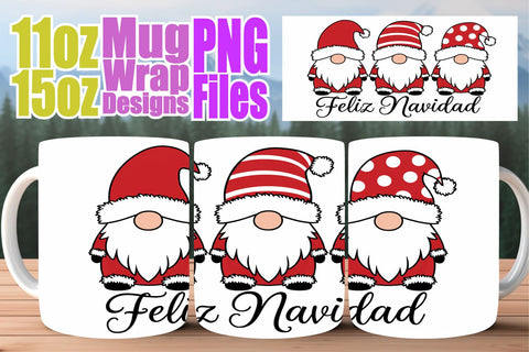 15x Sublimation Mug Wrap , Xmas Sublimation afrosvg 