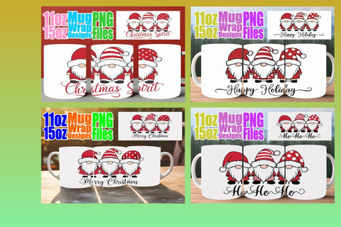 15x Sublimation Mug Wrap , Xmas Sublimation afrosvg 