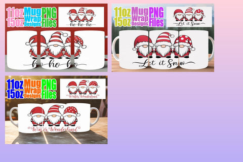 15x Sublimation Mug Wrap , Xmas Sublimation afrosvg 