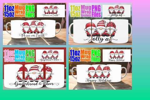 15x Sublimation Mug Wrap , Xmas Sublimation afrosvg 