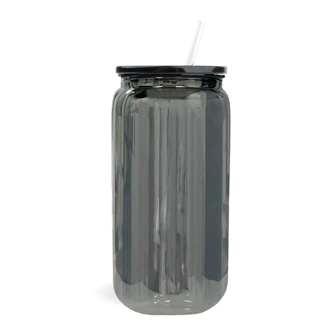 16 oz Glass Can Single Wall - Mirrored Physical DIY Craft Warehouse 
